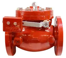 Midland Metal 96204UL Swing Check Valve with Outside L/W, 4 in Nominal, Flanged, Ductile Iron Body Crafted