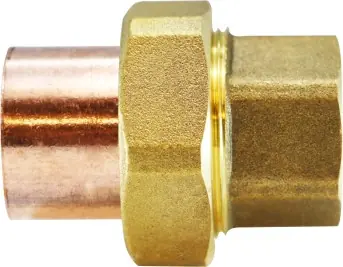 Midland Metal 77455LF Unions, Copper Sweat Fittings, 1/2 Cxc Union, Nipples and Fittings Professional Grade