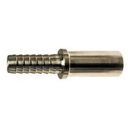 Deal Midland Metal 34625 Adapter, 3/8 in Barbed x 1/4 in Compression, Stainless Steel