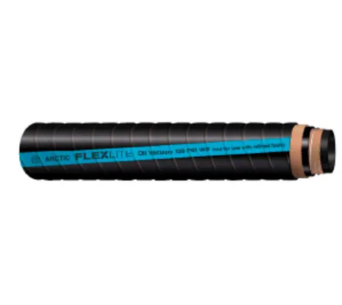 Buchanan Rubber OILVC-300 Oil Vacuum Corrugated Hose, 100 ft L, 150 psi, Rubber Tube, Black/Blue Trending