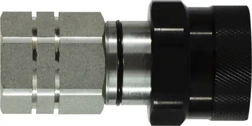 Deal Midland Metal LSQ-VEP Series LSQVEP20SF Flat Face Thread Lock Quick Coupler, 1-1/4 in FNPT x 1-1/4 in FNPT, Steel