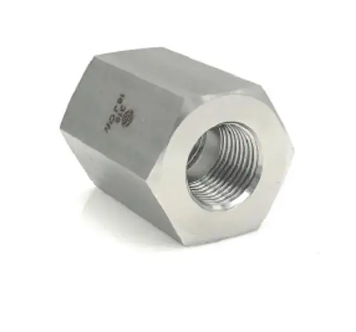 Stainless Adapters SS5000-08-06 Hex Pipe Coupling, 1/2 in FNPT x 3/8 in FNPT, Stainless Steel In Demand