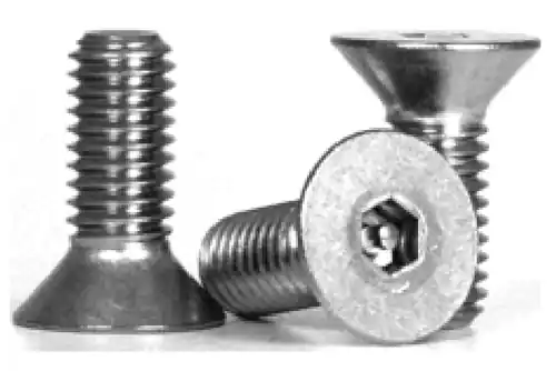 5/16"-18 x 1 1/2" Flat Head Socket Cap Screws, Tamper-Resistant, 18-8 Stainless Steel, Full Thread, Coarse (UNC), Qty 100 Certified