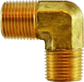 Instant Buy Midland Metal 28269B 90 deg Barstock Elbow, 1/2 in MNPTF x 1/2 in MNPTF, Brass