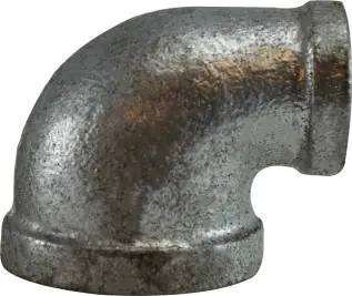 Midland Metal 64116 90 deg Reducing Elbow, 2 in FPT x 1/2 in FPT, Iron, Galvanized, 150 lb New Arrival