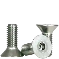 Buy Today 10-24 x 1 1/2" Flat Head Socket Cap Screws, Tamper-Resistant, 18-8 Stainless Steel, Partial Thread, Coarse (UNC), Qty 100
