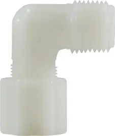 Midland Metal 17224N Male Elbows, Plastic Compression, 1/4 x 1/8 Compxmip Wht Nyln Elb, Plastic Fittings Certified