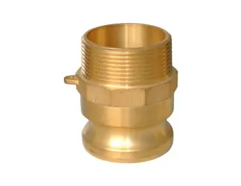 Buchanan Rubber CGF-250-B1 Cam and Groove Adapter, 2-1/2 in Type F x 2-1/2 in MNPT, Brass New Arrival