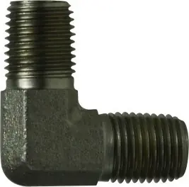 Midland Metal 55008 90 deg Elbow, 1/2 in Male Pipe x 1/2 in Male Pipe, Steel Price Cut