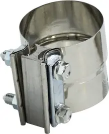 Brand New Midland Metal 847600 Lap Clamp, 6 in Nominal, Stainless Steel, 76 mm W, 1/2 mm Thick