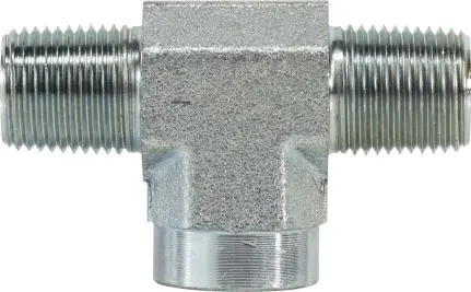 Midland Metal 560144 Branch Tee, 1/4 in Male Pipe x 1/4 in Male Pipe x 1/4 in Female Pipe, Steel Price Drop