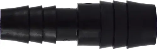 Genuine Midland Metal 33408B Reducer Splicer, 1/2 in Hose Barbed x 3/8 in Hose Barbed, Polyethylene