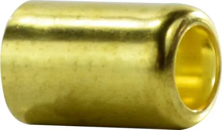 Authentic Midland Metal 32510 Smooth Hose Ferrule, 3/4 in Nominal, Compression, Brass