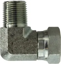 Midland Metal 15011212 90 deg Swivel Adapter Elbow, 3/4 in Male Pipe x 3/4 in FNPSM, Steel Express Delivery