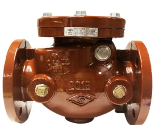 Latest Midland Metal 962012UL Swing Check Valve with Outside L/W, 12 in Nominal, Flanged, Ductile Iron Body