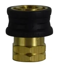 Direct From Factory Midland Metal 86036RG Quick Disconnect Straight Through Coupler, 3/8 in, FPT