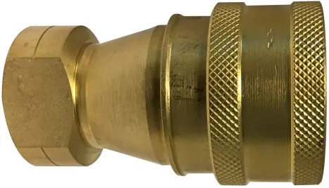 Midland Metal HNV38FB ISO-B Quick Disconnect Coupler, 3/8 in FPT x 3/8 in FPT, Steel Clearance