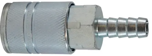 Grab Now Midland Metal 98841 Industrial Interchange Coupler, 3/8 in Hose Barbed, Steel