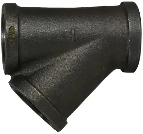 Best Price Midland Metal 65966 Lateral Wye, 1-1/4 in FPT x 1-1/4 in FPT x 1-1/4 in FPT, Iron, Black