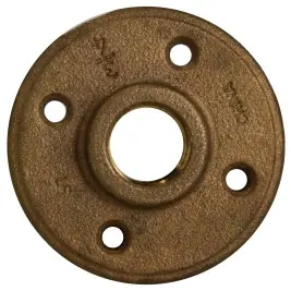 Special Discount Midland Metal 44784LF Floor Flange, 1-1/2 in FPT, Brass, 125