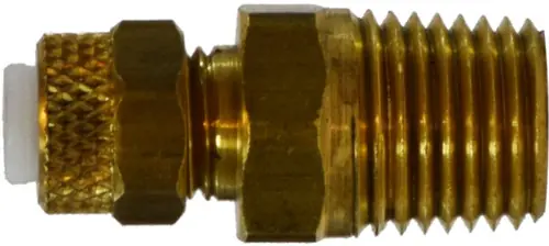 Midland Metal Poly-Flo 20272 Adapter, 1/4 in Tube OD x 1/4 in MNPTF, Brass Trending