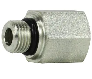 Midland Metal 6405O88 Straight Adapter, 3/4 in Male ORB x 1/2 in FNPT, Steel Super Sale