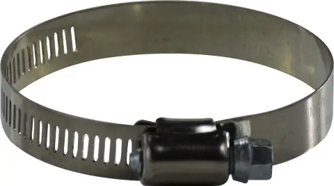 Instant Buy Midland Metal 611 Series 611010 Worm Gear Clamp, 9/16 in Nominal, 9/16 in Minimum Clamp Diameter, Stainless Steel