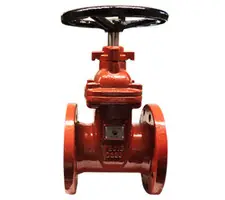 Genuine Midland Metal 9600FL6 Resilient Seated Gate Valve, 6 in Nominal, Flanged x Flanged, 300 psi Pressure