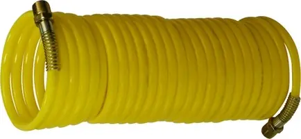 Fast Shipping Midland Metal 307030 Coil Air Hose, 25 ft L, 200 psi, Nylon Tube