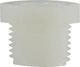 Midland Metal 28665W Reducer Hex Bushing, 3/4 in MPT x 1/8 in FPT, Nylon, White Next Day Delivery