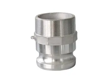 Top Rated Buchanan Rubber CGF-400-SS1 Cam and Groove Adapter, 4 in Type F x 4 in MNPT, Stainless Steel