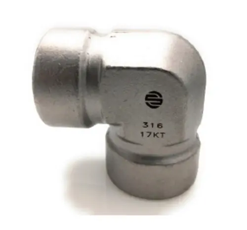 Stainless Adapters SS5504-16-16 90 deg Elbow, 1 in FNPT x 1 in FNPT, Stainless Steel Limited Offer