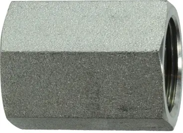 Midland Metal 742516 Coupling, 1 in BSPP x 1 in BSPP, Steel Bargain
