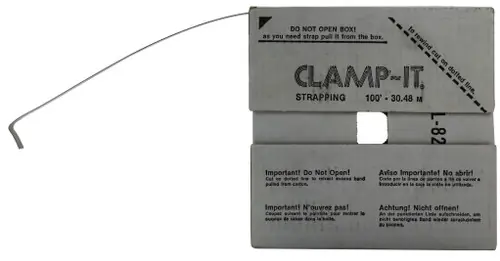 Limited Offer Strapping 5/8 5/8 STAINLESS STEEL STRAPPING - SS6251