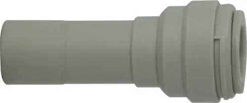 Midland Metal 20514P Reducer, 1/2 in Push-In Tube x 3/8 in Stem, Plastic Special Discount