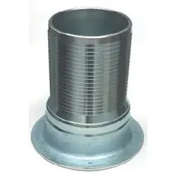 Place Order Buchanan Rubber CNTB-300CR-S Crimplok Turnback Plain Nipple, 3 in Barbed x 3 in, Steel