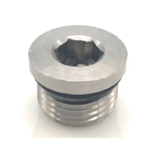 Seasonal Sale Stainless Adapters SS6408-HH-04 Countersunk Hex Head Plug, 1/4 in Male SAE ORB, Stainless Steel