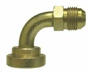 Midland Metal 18042424 90 deg Elbow, 1-1/2 in JIC x 1-1/2 in SAE Code 62 Flange, Steel Flash Sale