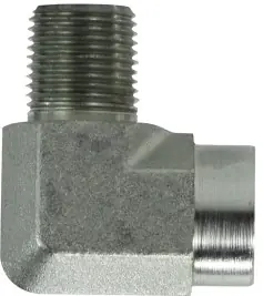 Midland Metal 550264 90 deg Street Elbow, 3/8 in Male Pipe x 1/4 in Female Pipe, Steel Hassle-Free Returns