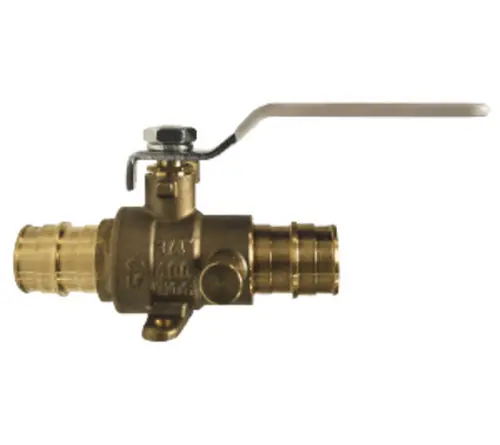 Midland Metal 945622LF Cold Expansion Ball Valve with Waste Drain and Drop Ear, 3/4 in Nominal Final Sale