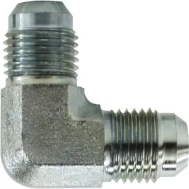 Midland Metal 25001612 90 deg Union Elbow, 1 in 37 deg JIC Flared x 3/4 in 37 deg JIC Flared, Steel Hassle-Free Returns