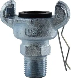 Midland Metal 66007 Male NPT End, Universal and Ground Joint, 3/4 Ductile Iron Male End, Hose Accessories Limited Offer