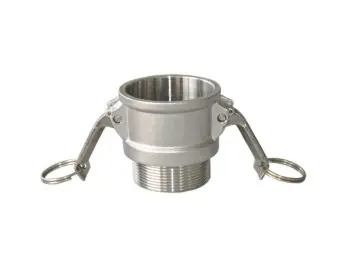 Express Delivery Buchanan Rubber CGB-075-SS1 Cam and Groove Coupler, 3/4 in Type B x 3/4 in MNPT, Stainless Steel