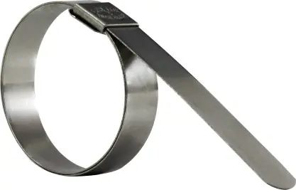 Best Price Midland Metal FS4 Preformed Clamp, 1 in Nominal, Stainless Steel, 5/8 in W, 0.022 in Thick