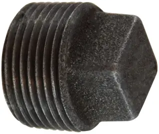 Midland Metal 65683 Solid Plug, 1/2 in MPT, Iron, Black Best Seller