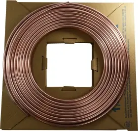 Super Sale Midland Metal 972171 Type L Tubing, Copper, 1/4 in ID, 3/8 in OD, 60 ft L, 0.03 in Thick Wall