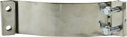Same Day Shipping Midland Metal 848500 Easy Form Clamp, 5 in Nominal, Stainless Steel, 76 mm W, 1/2 mm Thick