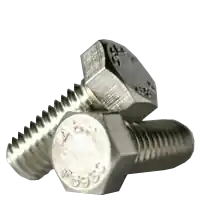 Hassle-Free Returns 1/2"-13 x 2 1/2" Hex Cap Screws, 18-8 Stainless Steel A2, Partial Thread, Coarse (UNC), ASTM F593, Qty 50