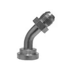 Midland Metal 17031612 45 deg Adapter Elbow, 1 in MJIC x 3/4 in Code 61 Flanged, Steel Exclusive Offer
