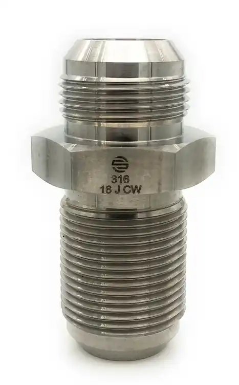 Stainless Adapters SS2700-12-12 Bulkhead Union, 3/4 in Male JIC x 3/4 in Male JIC, Stainless Steel Deal